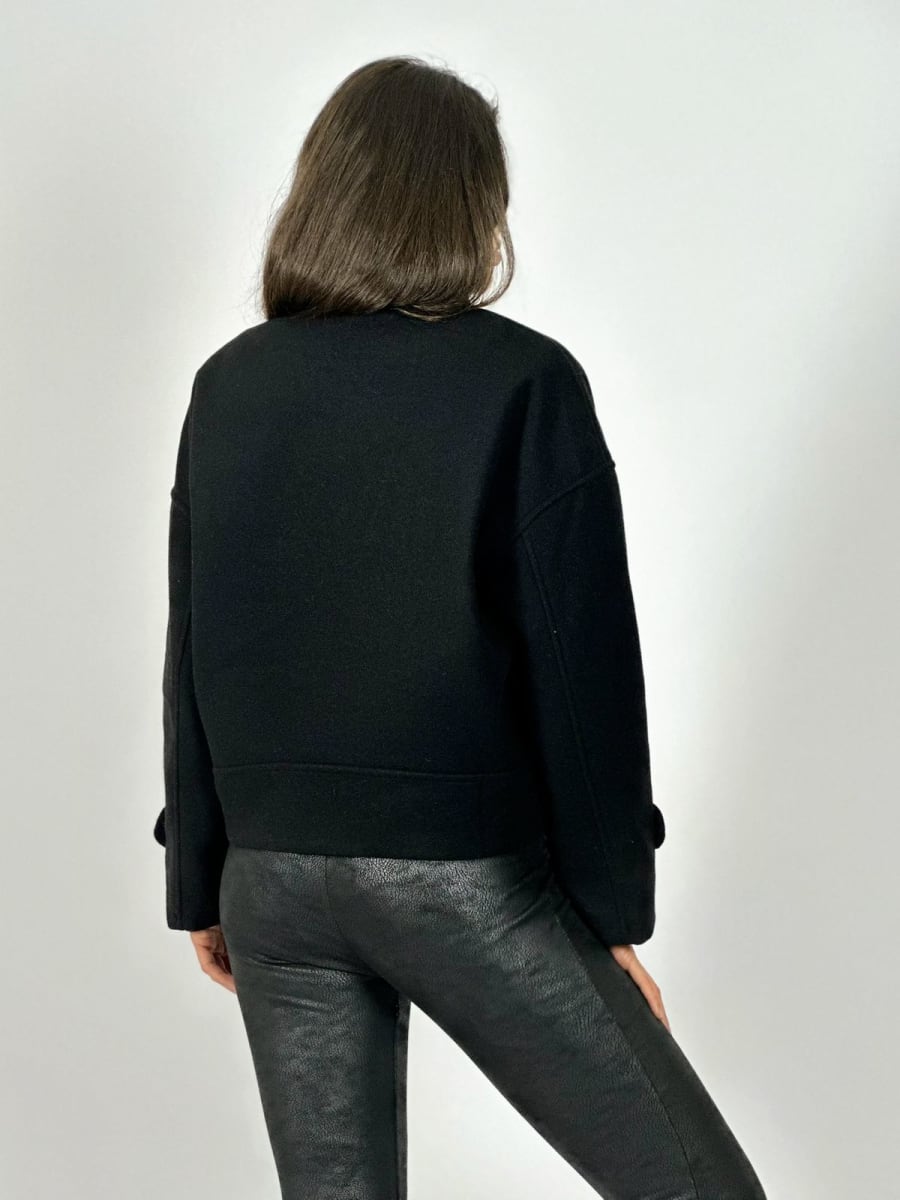 Chaqueta Paño con Bufanda A3-7315