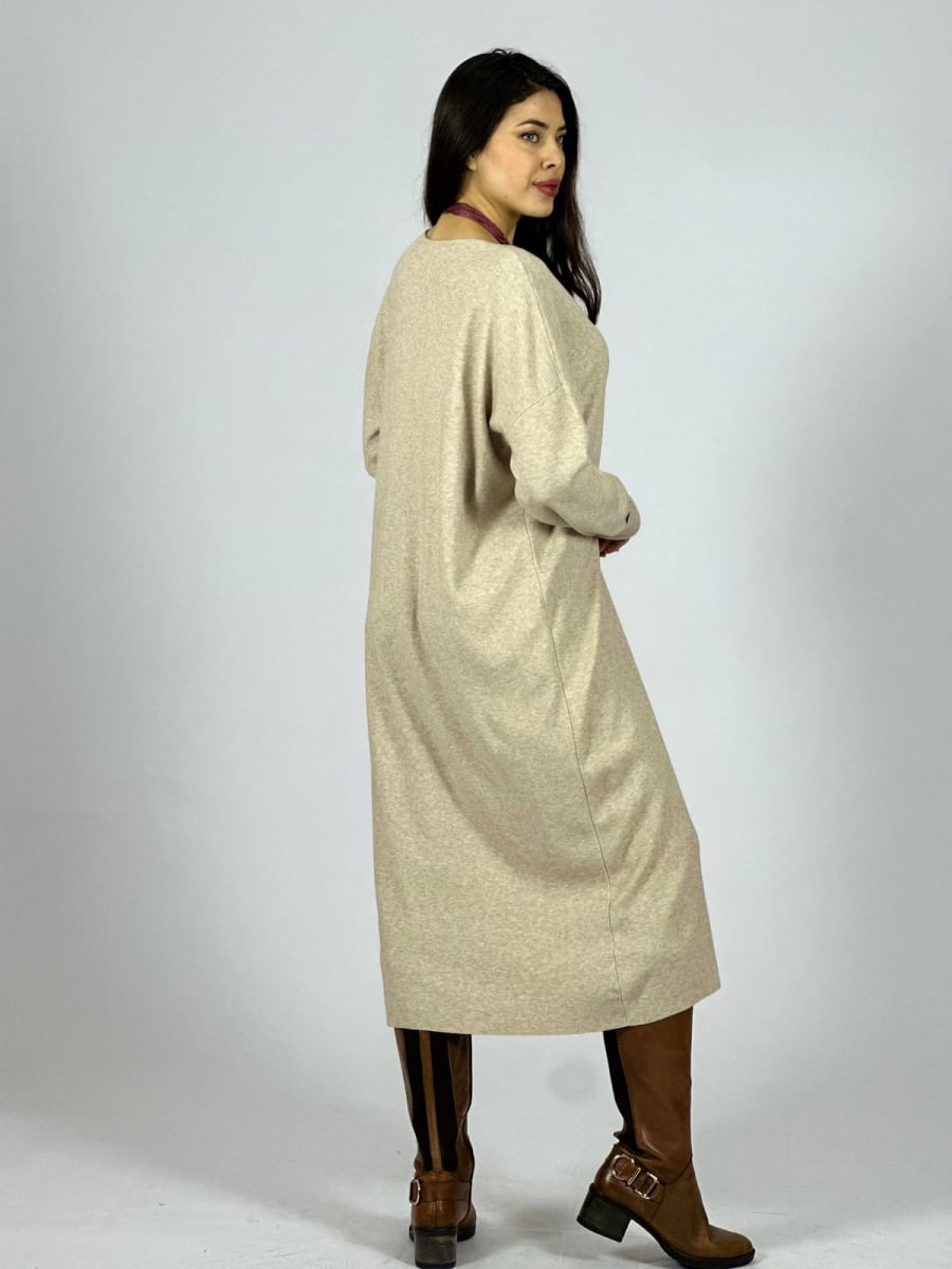 Vestido Largo de Lana A4-876