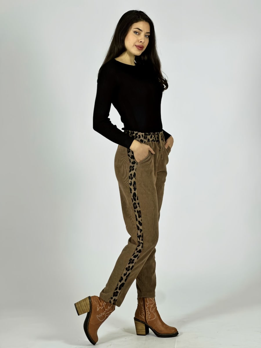 Jogger Cotele Bordes Print A1-119