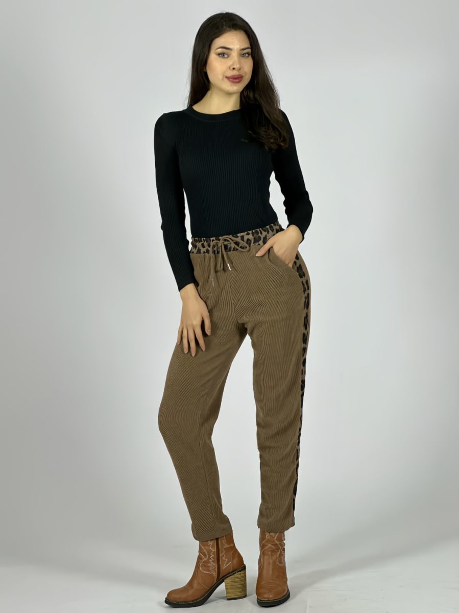 Jogger Cotele Bordes Print A1-118