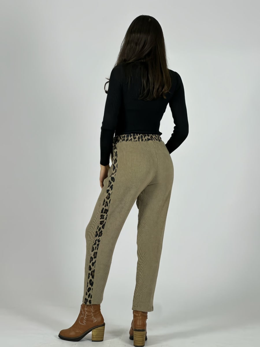 Jogger Cotele Bordes Print A1-114