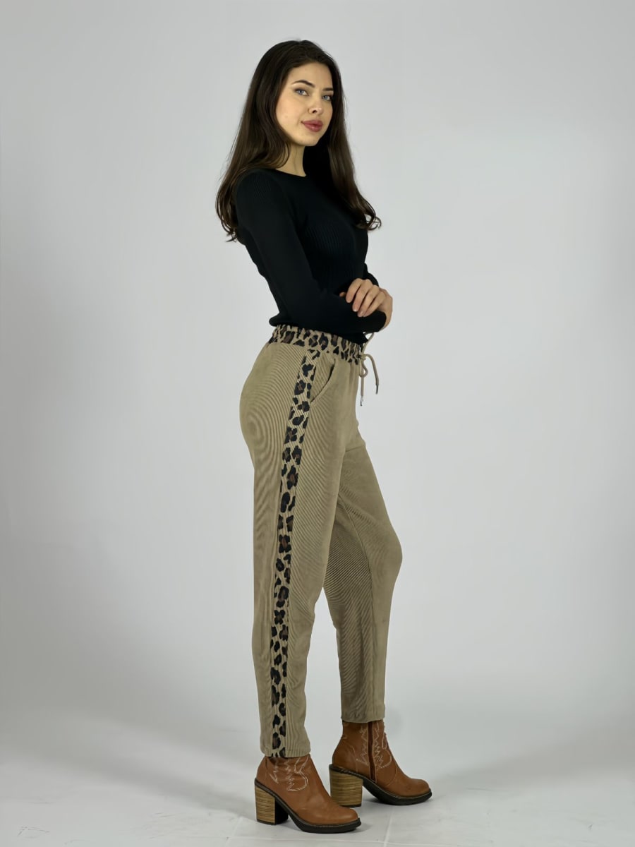 Jogger Cotele Bordes Print A1-113