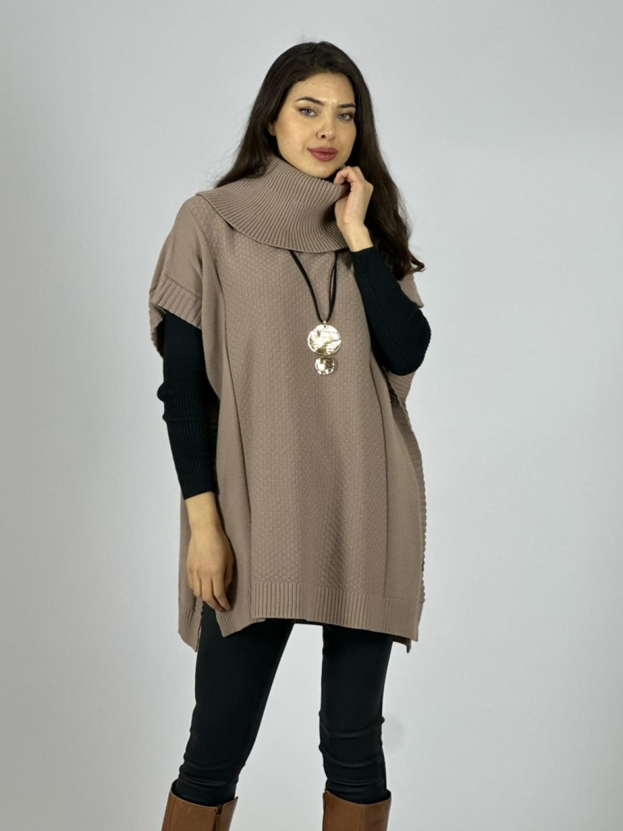 Poncho Lana Cuello Tortuga A3-765