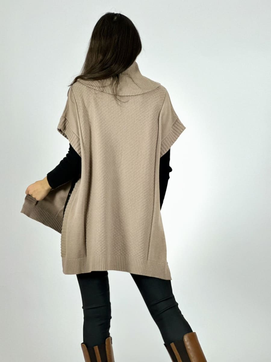 Poncho Lana Cuello Tortuga A3-767
