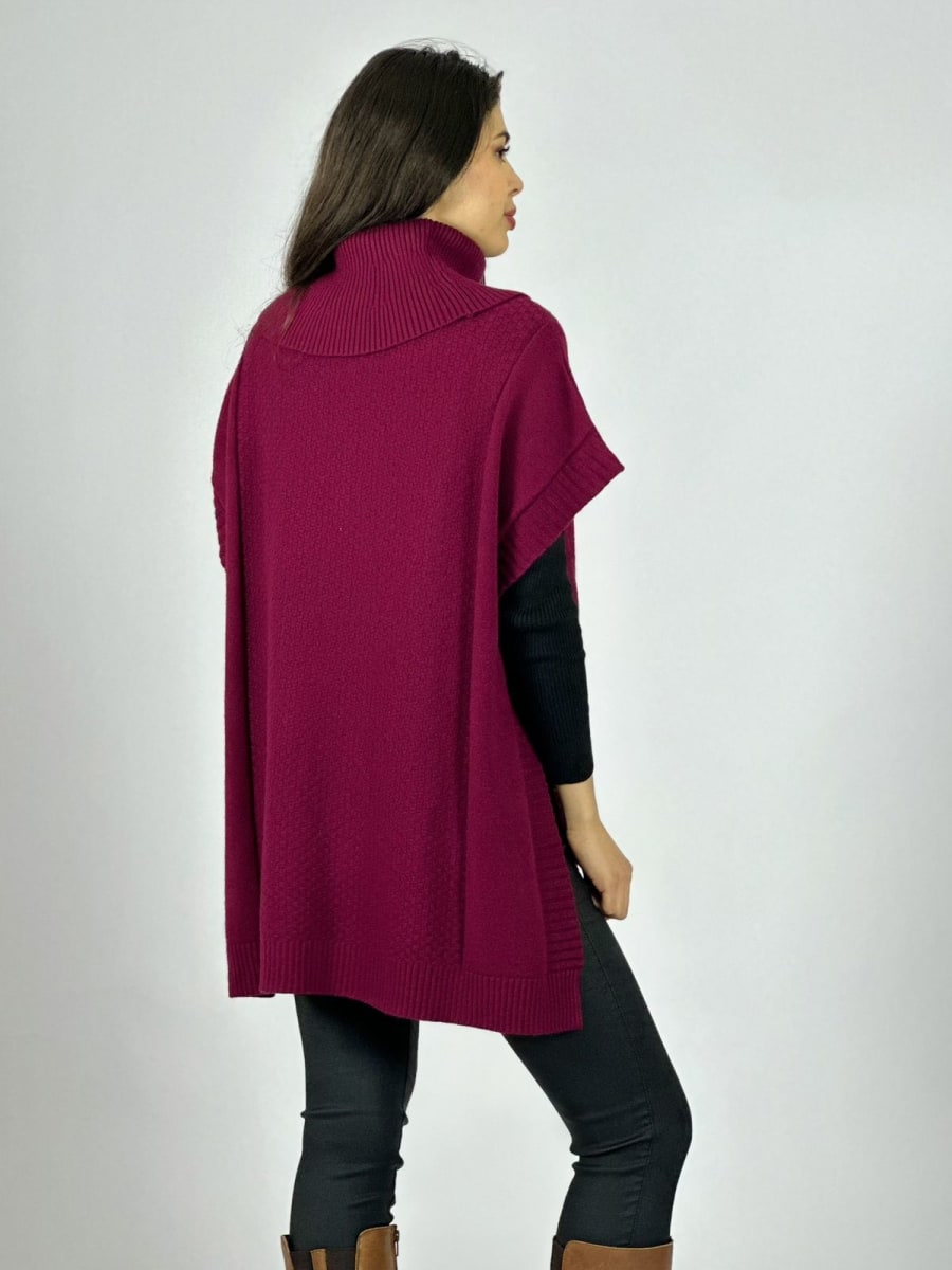 Poncho Lana Cuello Tortuga A3-7611
