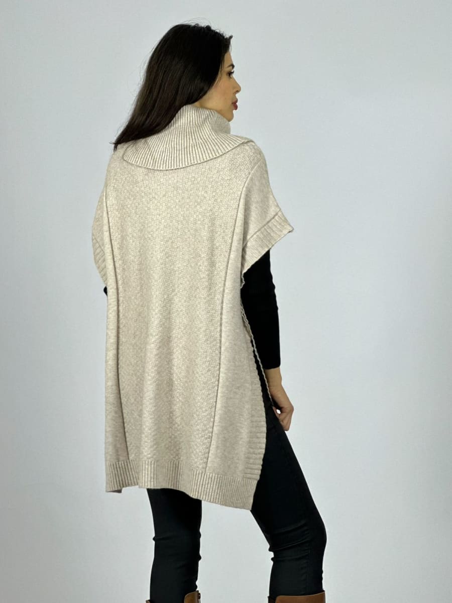 Poncho Lana Cuello Tortuga A3-7615