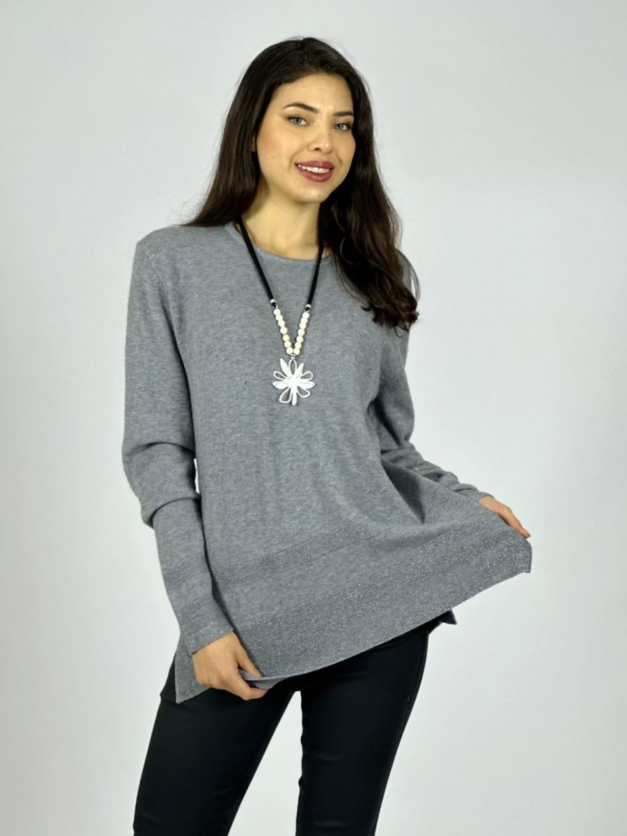 Sweater Spandex Bordes con Brillos A3-743