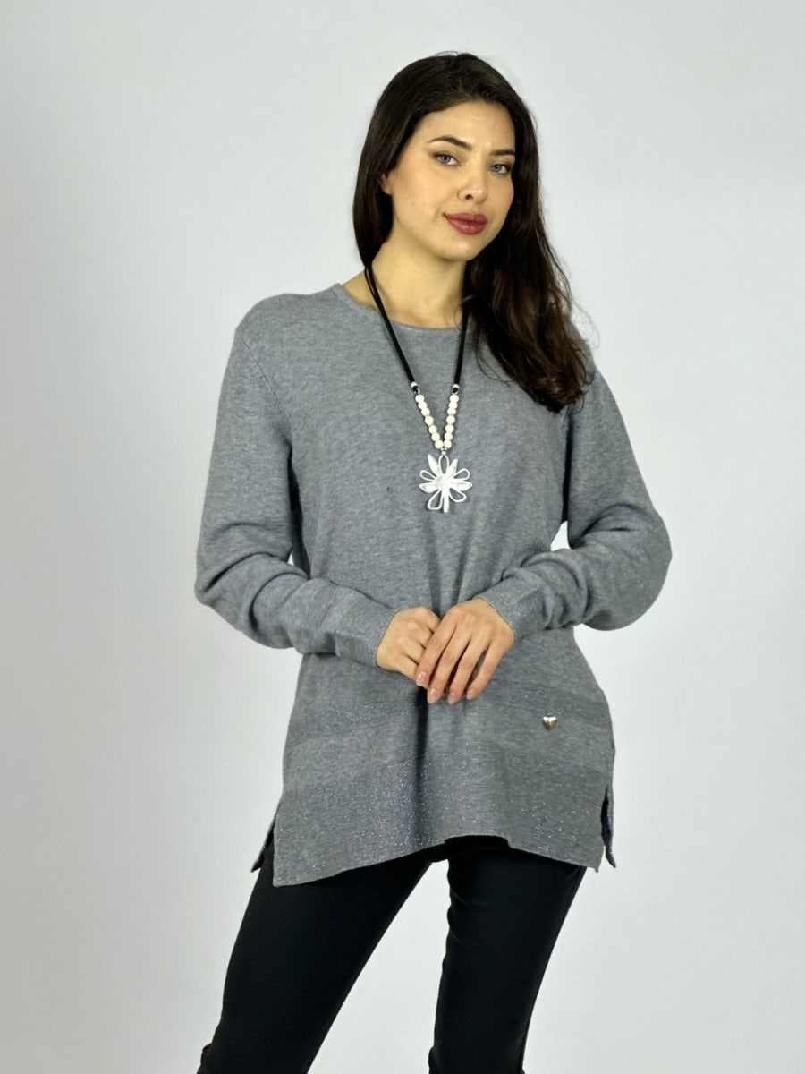 Sweater Spandex Bordes con Brillos A3-741
