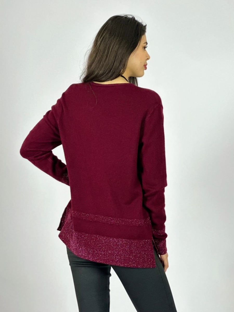 Sweater Spandex Bordes con Brillos A3-748