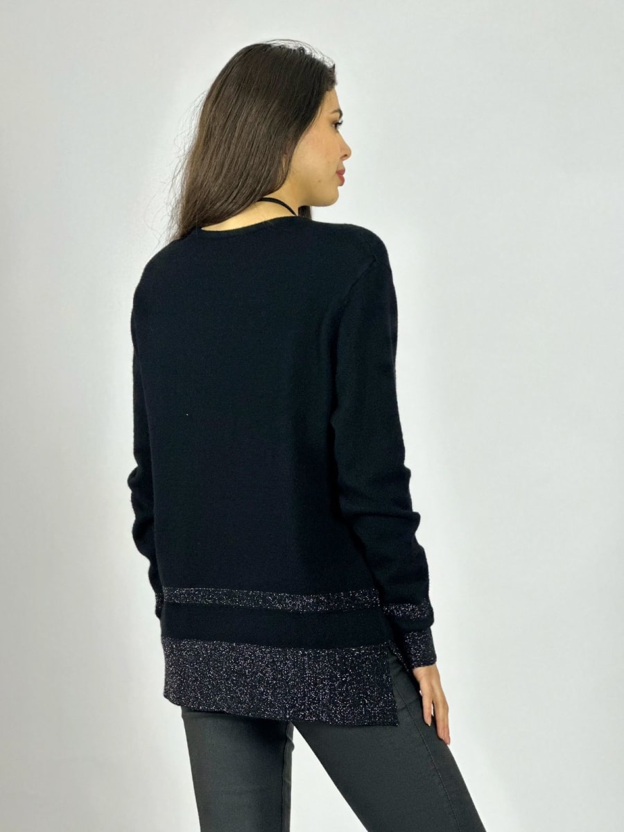 Sweater Spandex Bordes con Brillos A3-7422
