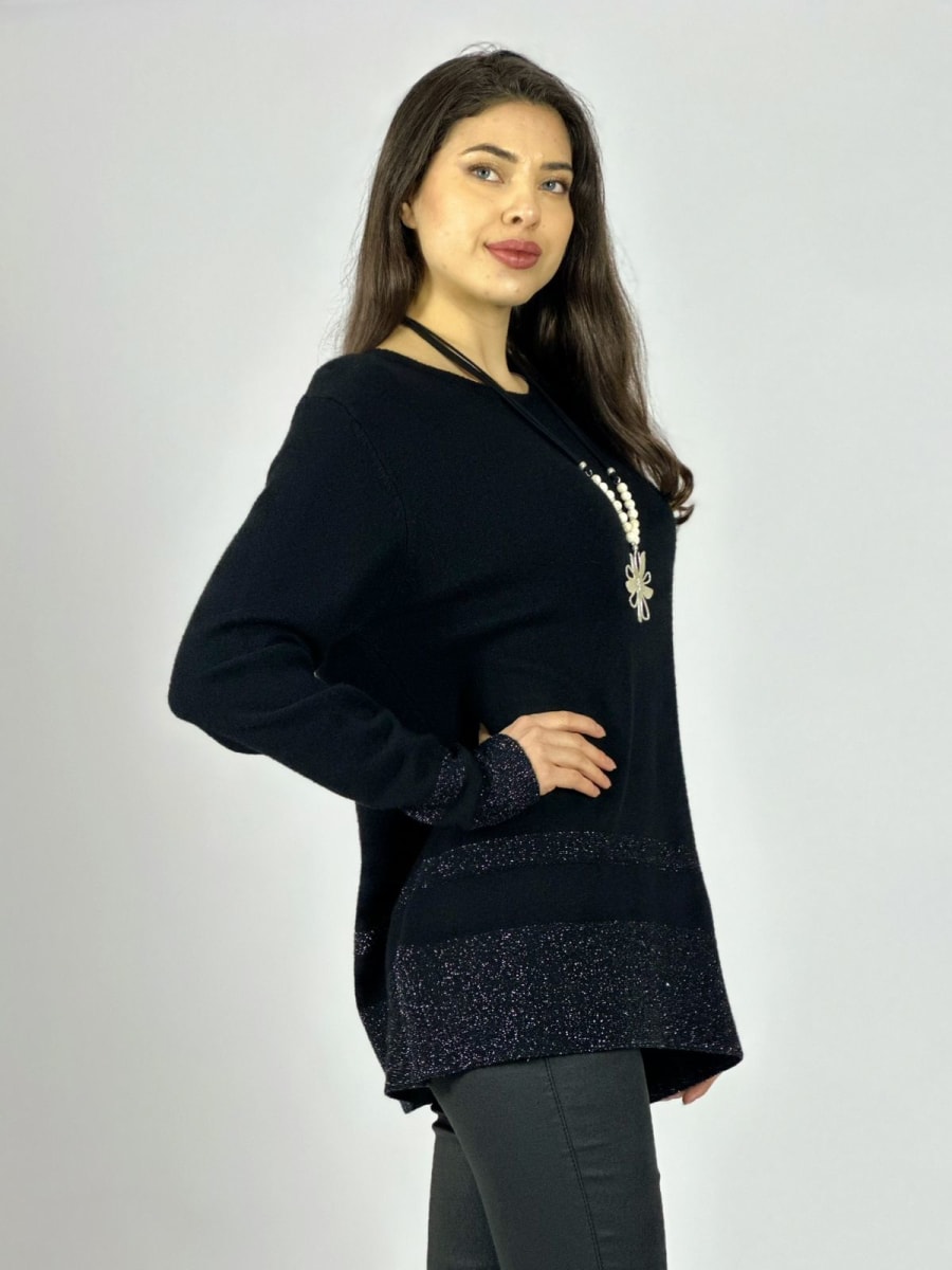 Sweater Spandex Bordes con Brillos A3-7421