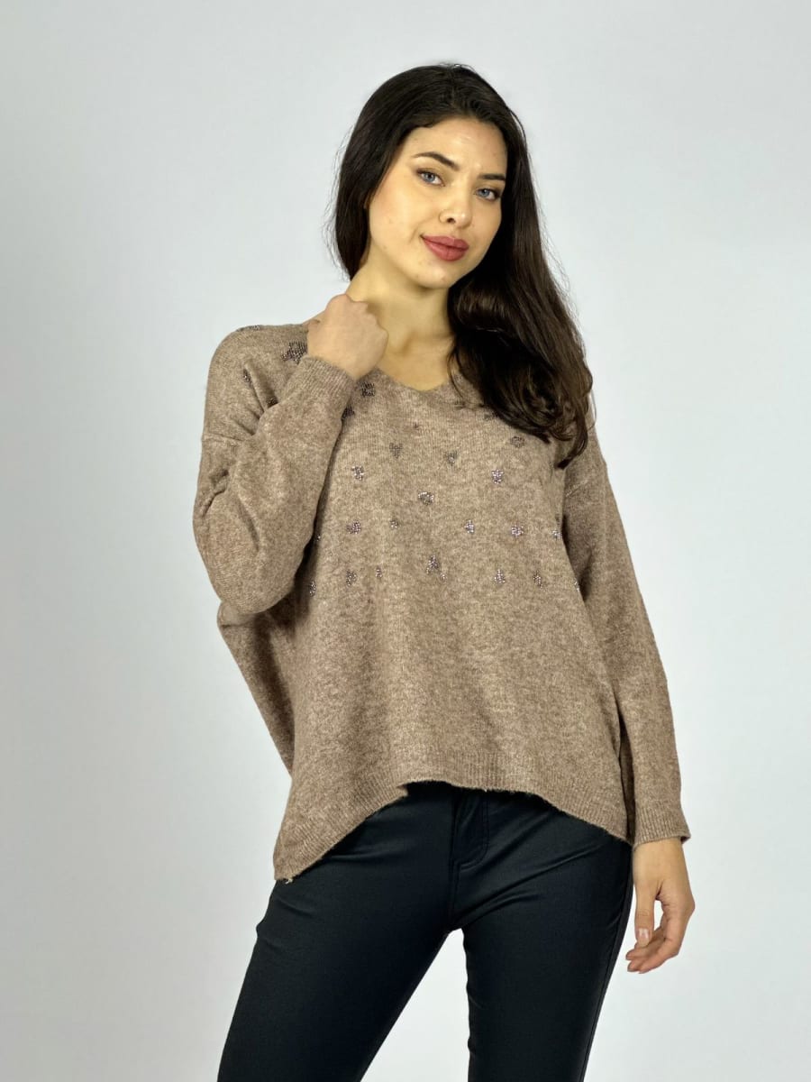 Sweater Lana Manchas Brillantes A1-271