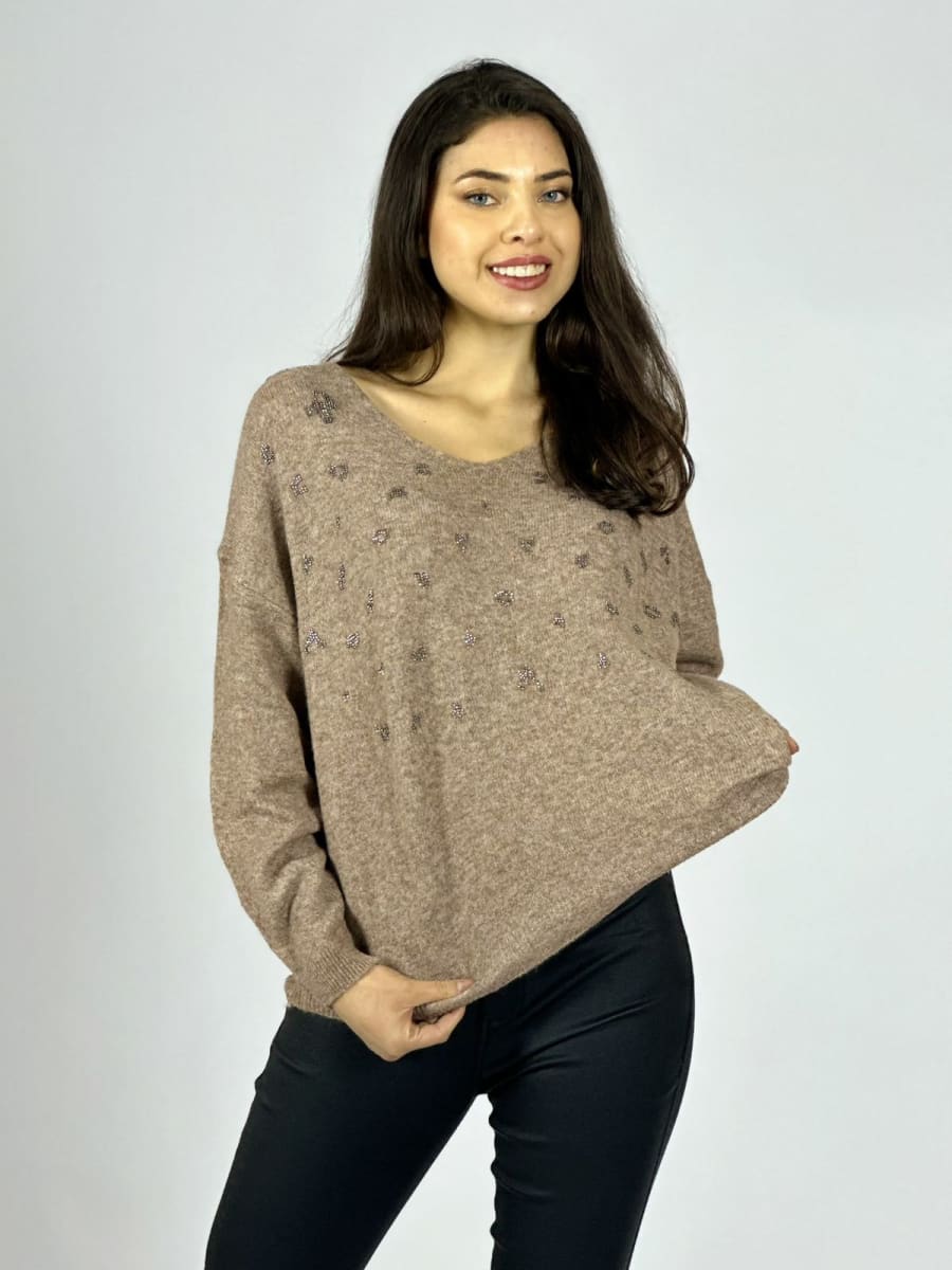 Sweater Lana Manchas Brillantes A1-272