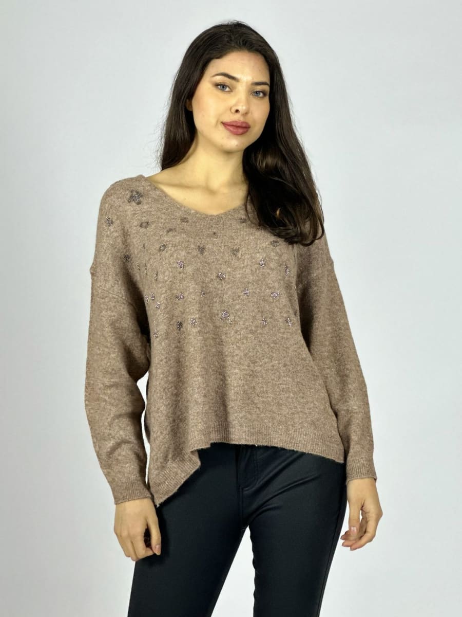 Sweater Lana Manchas Brillantes A1-273