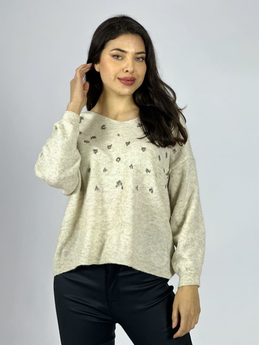 Sweater Lana Manchas Brillantes A1-2710