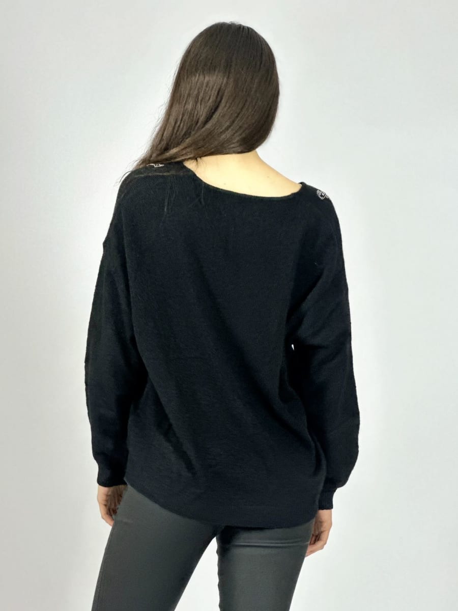 Sweater Lana Manchas Brillantes A1-278