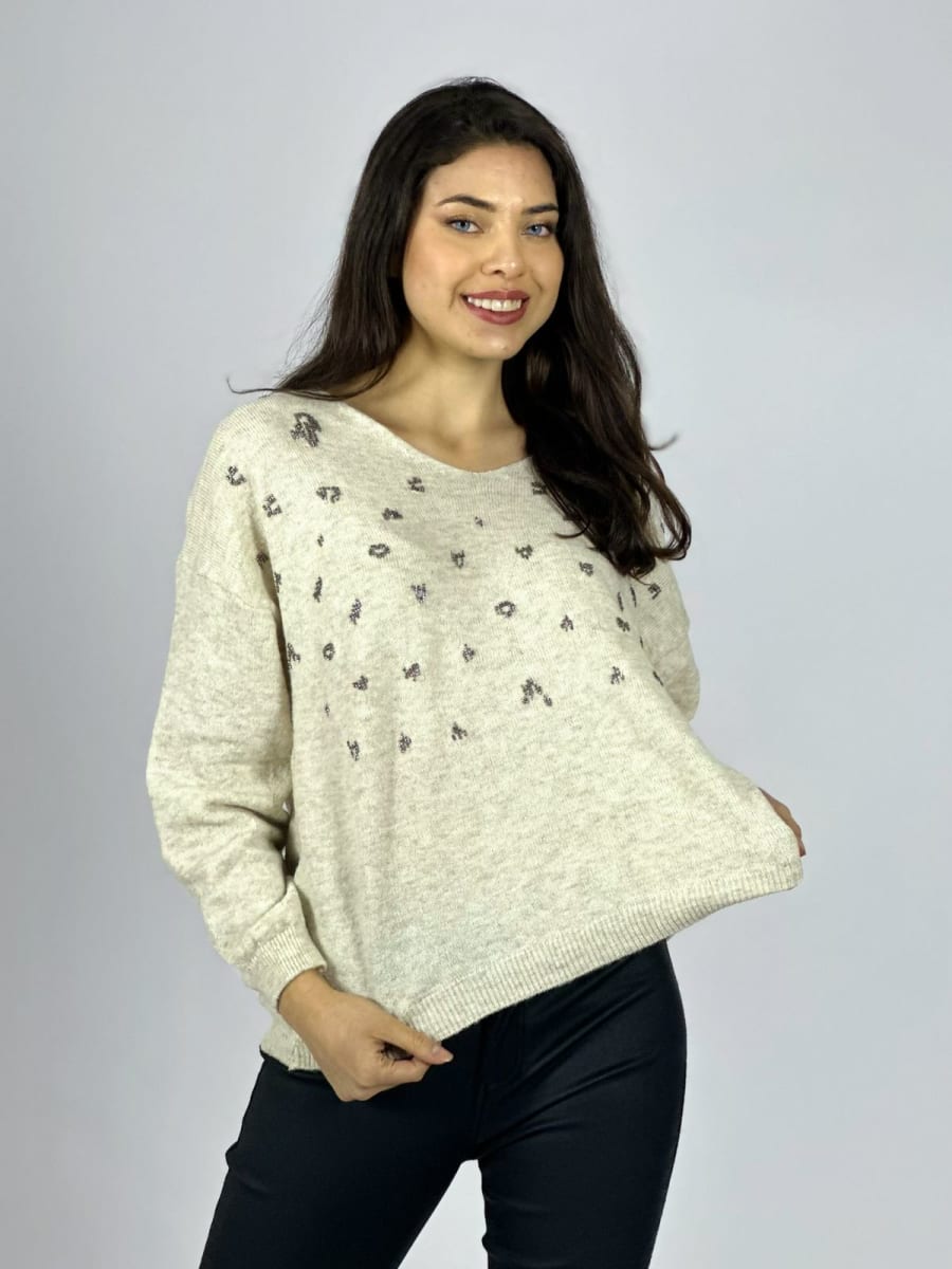 Sweater Lana Manchas Brillantes A1-2712