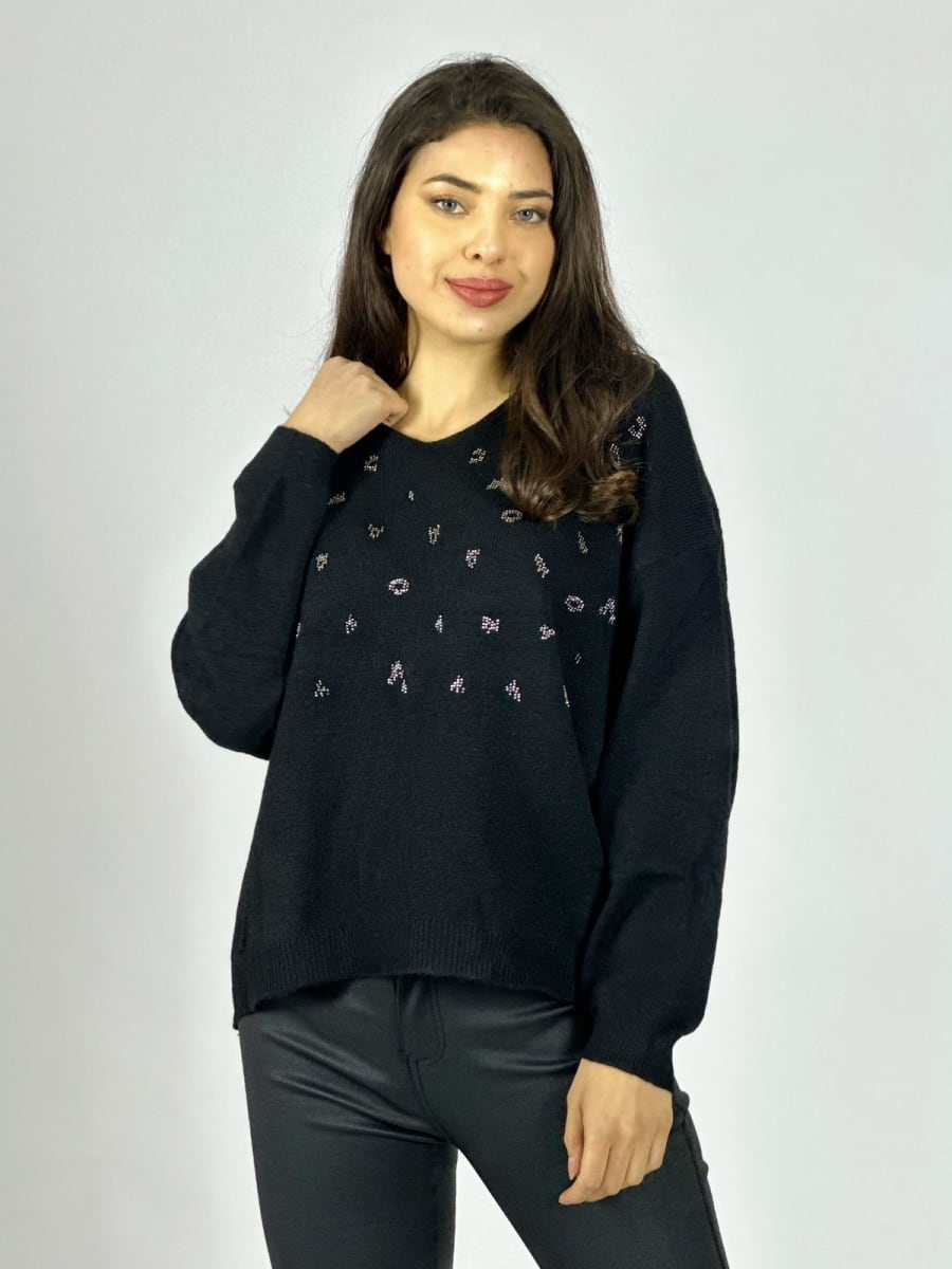 Sweater Lana Manchas Brillantes A1-275