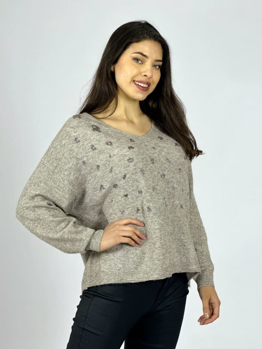 Sweater Lana Manchas Brillantes A1-2714
