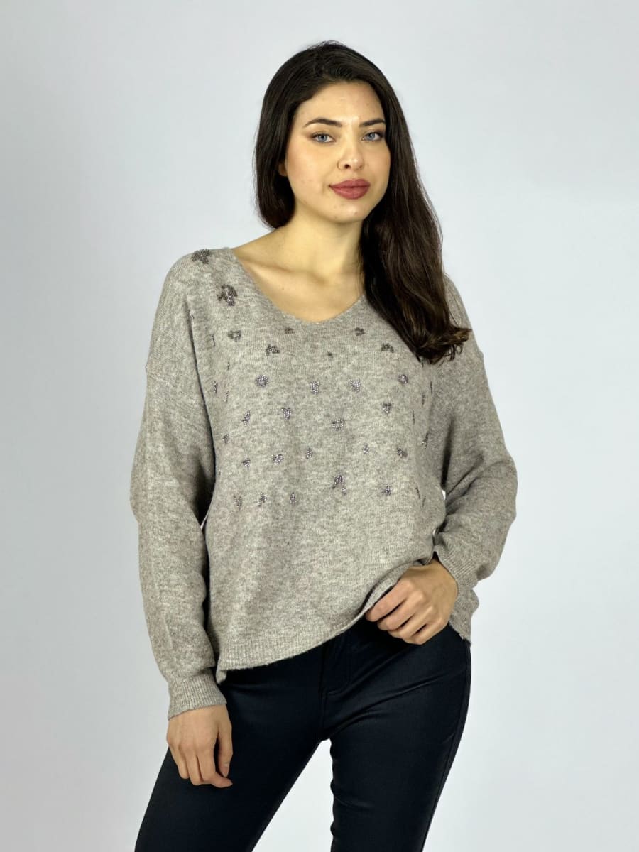 Sweater Lana Manchas Brillantes A1-2713