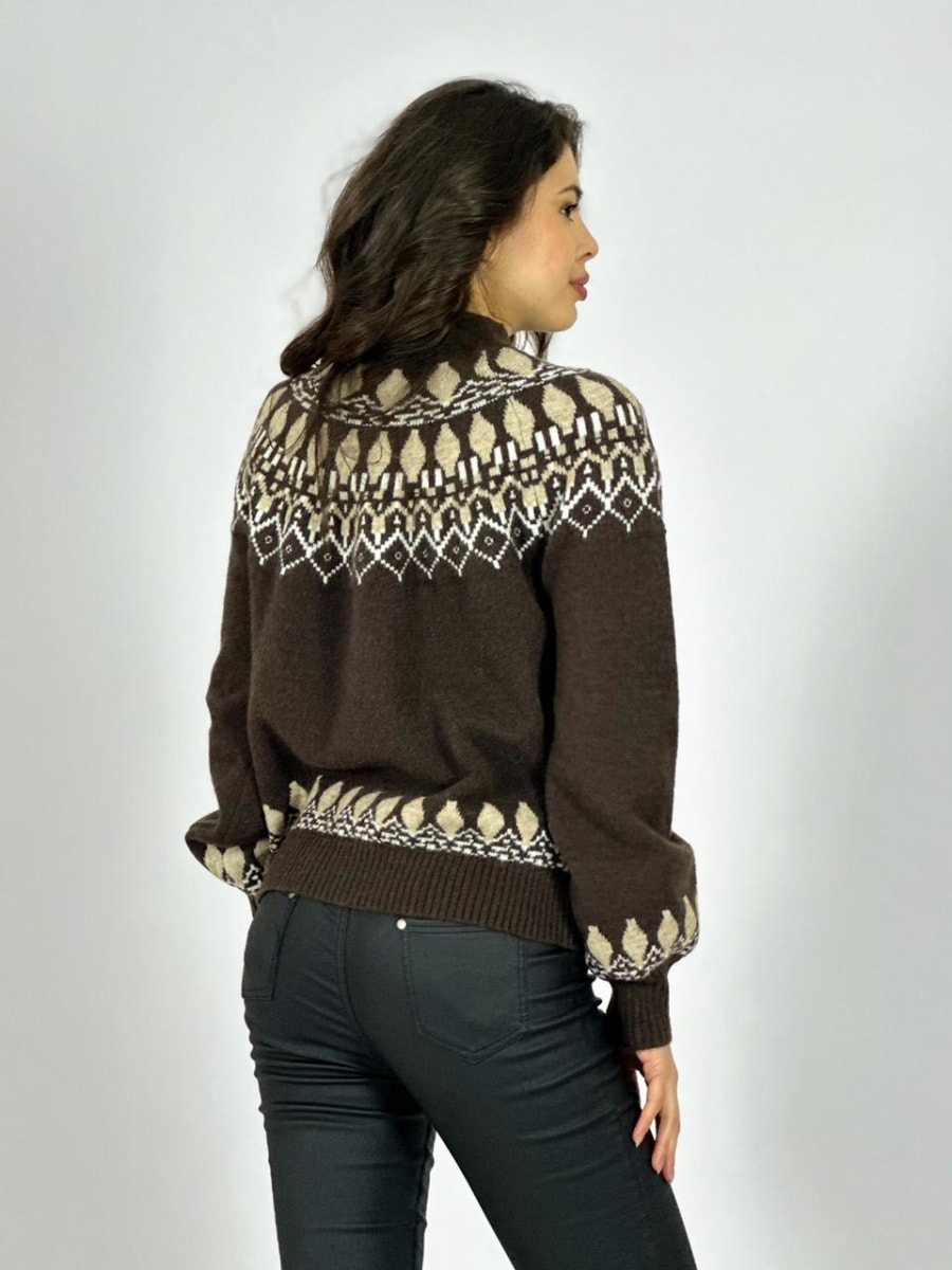 Sweater Lana Diseño Tipo Rombo A3-763