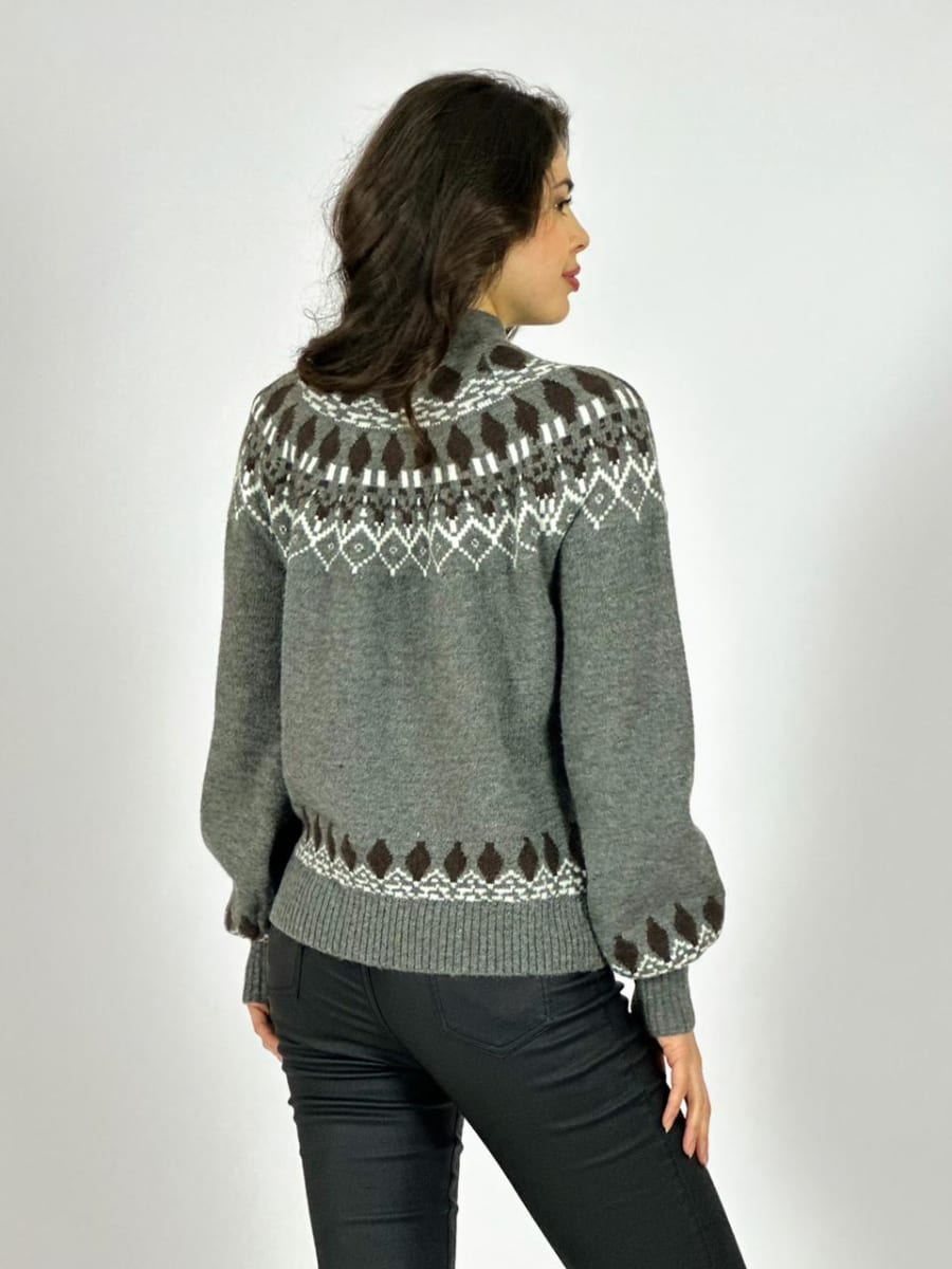 Sweater Lana Diseño Tipo Rombo A3-766