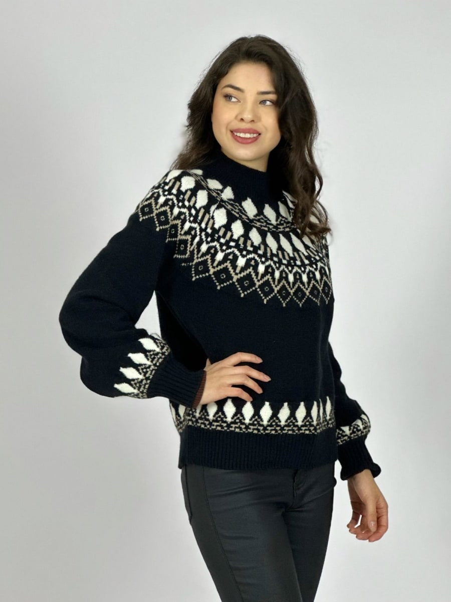 Sweater Lana Diseño Tipo Rombo A3-7612