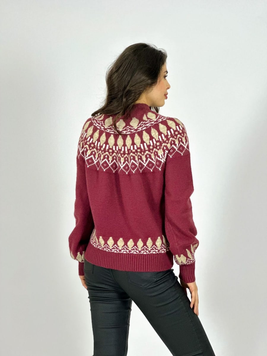 Sweater Lana Diseño Tipo Rombo A3-769
