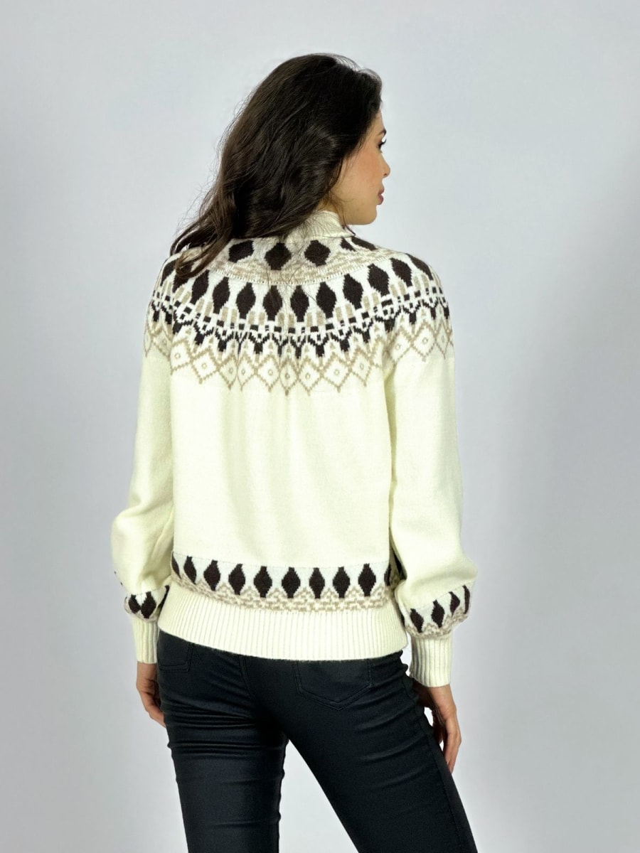 Sweater Lana Diseño Tipo Rombo A3-7616