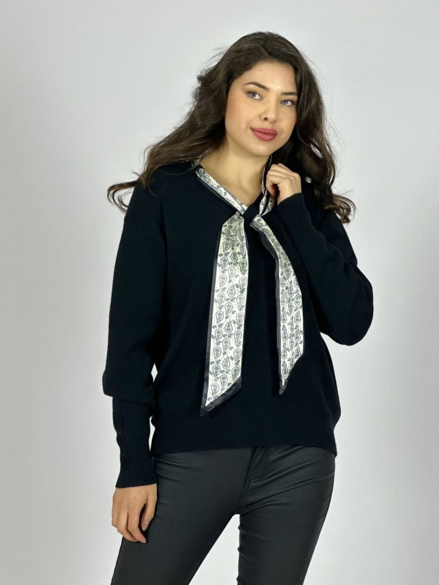 Sweater Spandex con Pañuelo A1-19/2510