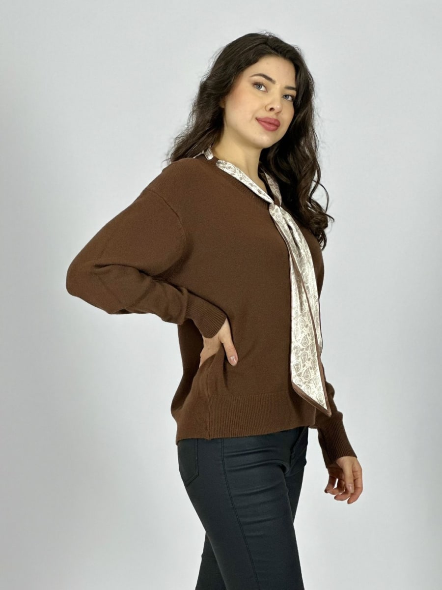 Sweater Spandex con Pañuelo A1-19/2514