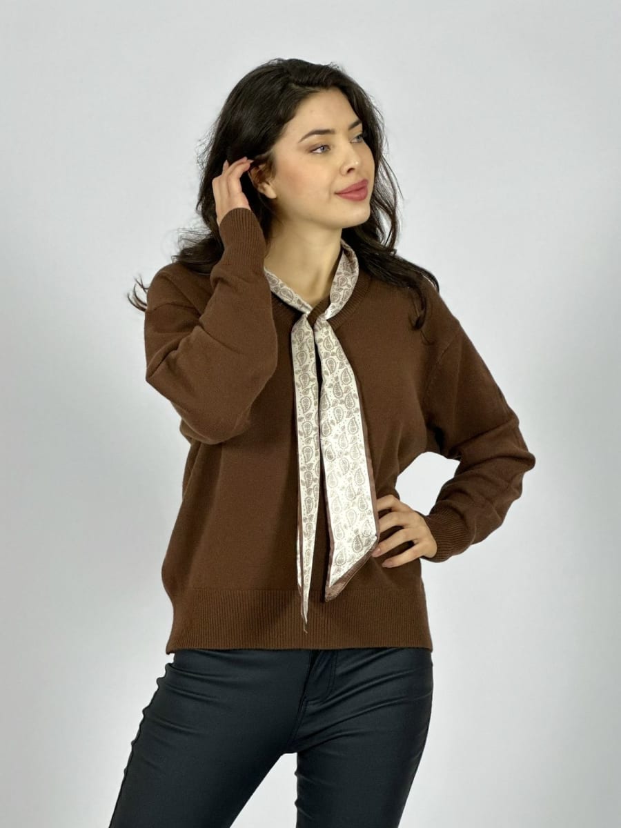Sweater Spandex con Pañuelo A1-19/2513