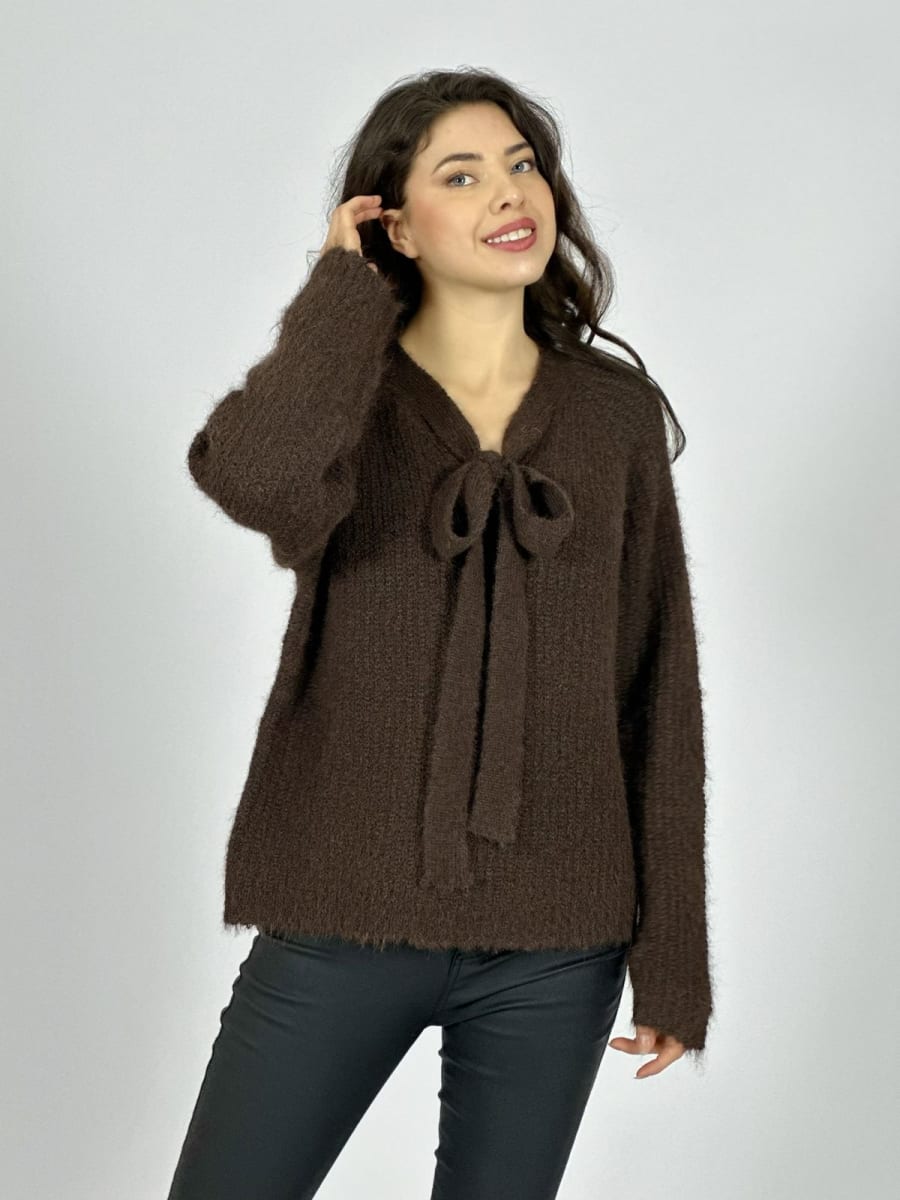 Sweater Lana Relieves Rombos y Perlas A3-75/785