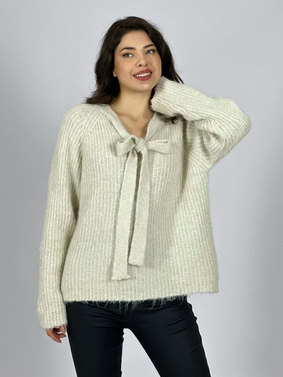 Sweater Lana Relieves Rombos y Perlas A3-75/7811