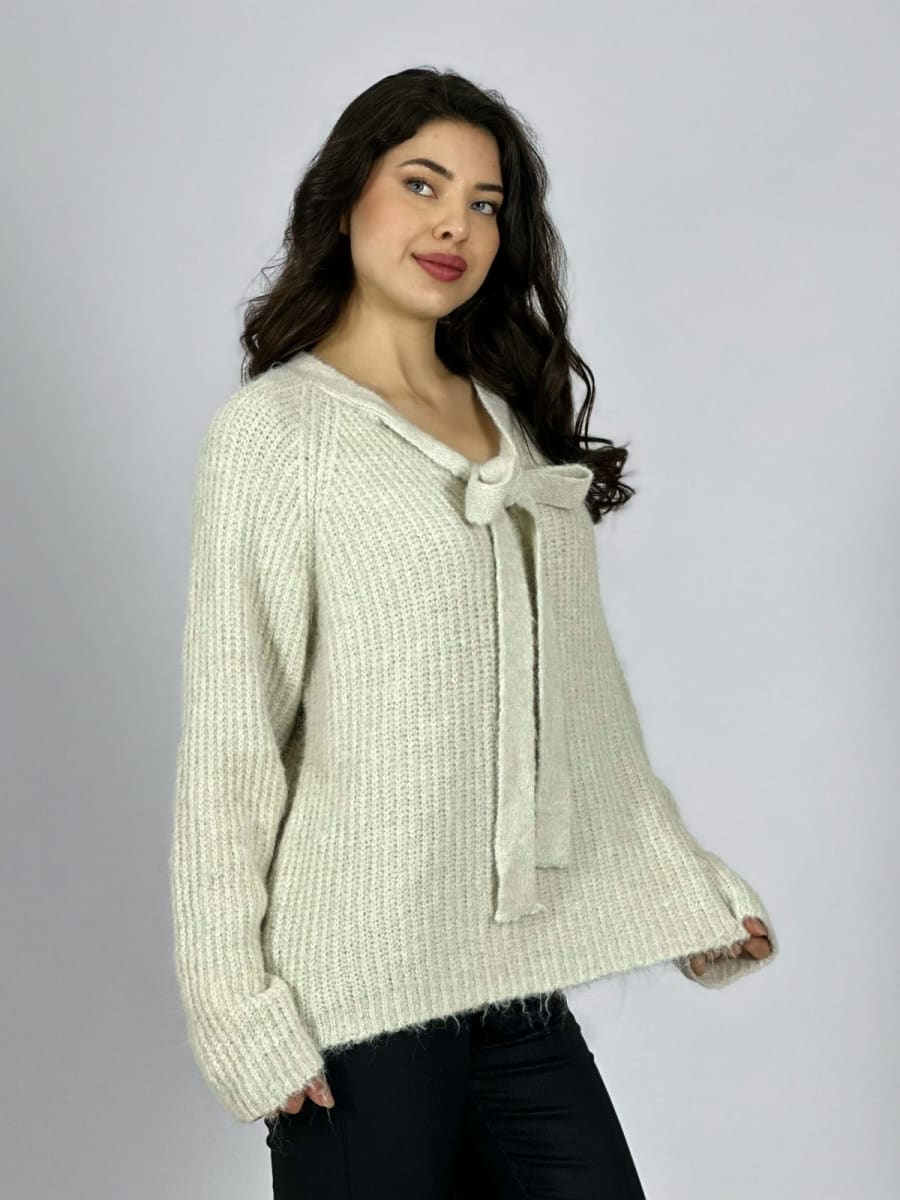 Sweater Lana Relieves Rombos y Perlas A3-75/7812