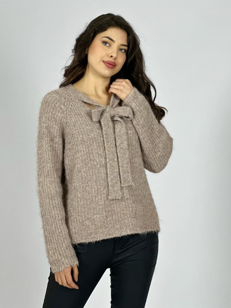 Sweater Lana Relieves Rombos y Perlas A3-75/7815