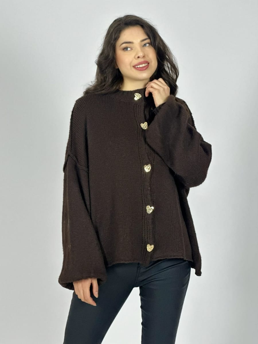 Sweater Lana Botones Corazon A3-78/812