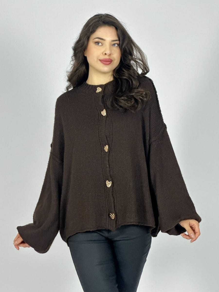 Sweater Lana Botones Corazon A3-78/811