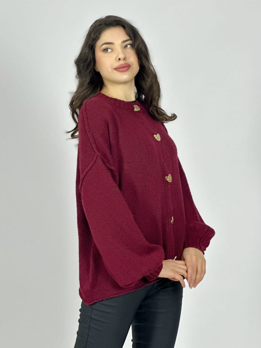 Sweater Lana Botones Corazon A3-78/815