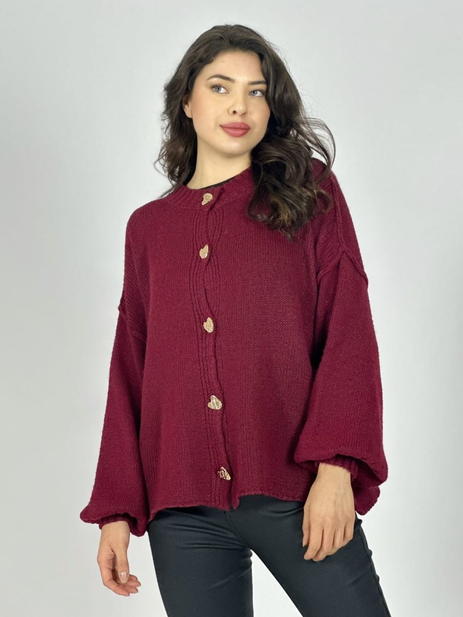 Sweater Lana Botones Corazon A3-78/814