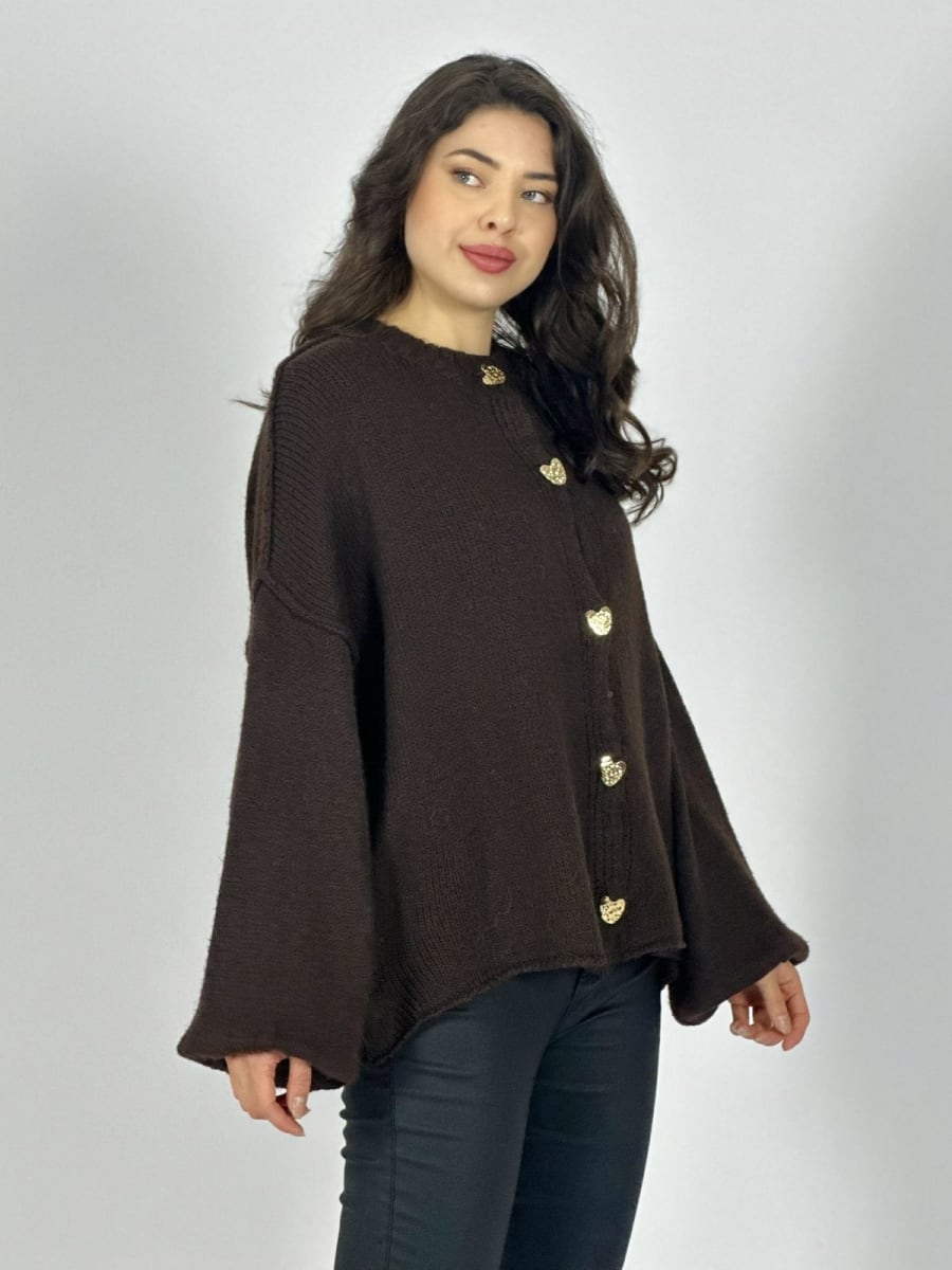 Sweater Lana Botones Corazon A3-78/813