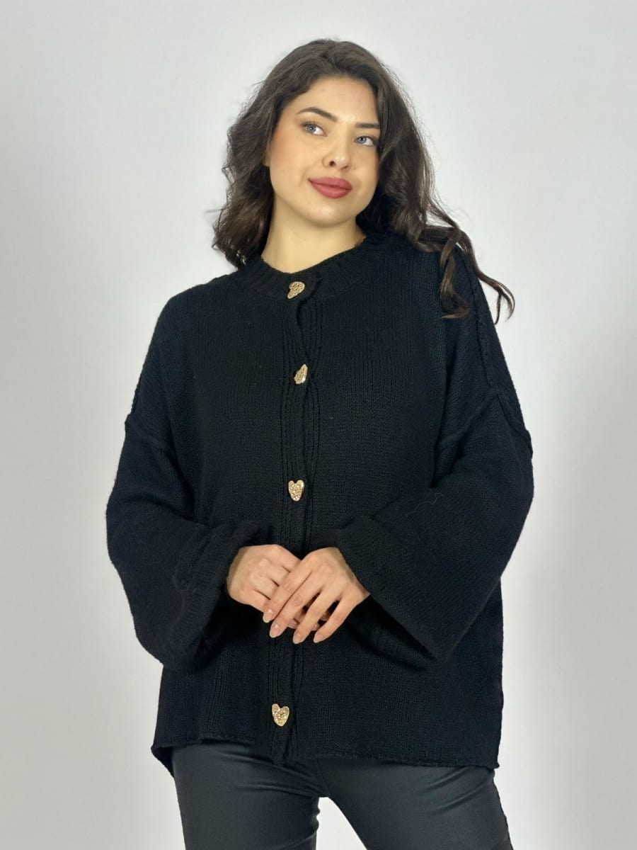 Sweater Lana Botones Corazon A3-78/819