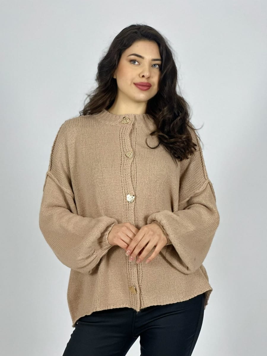Sweater Lana Botones Corazon A3-78/8114