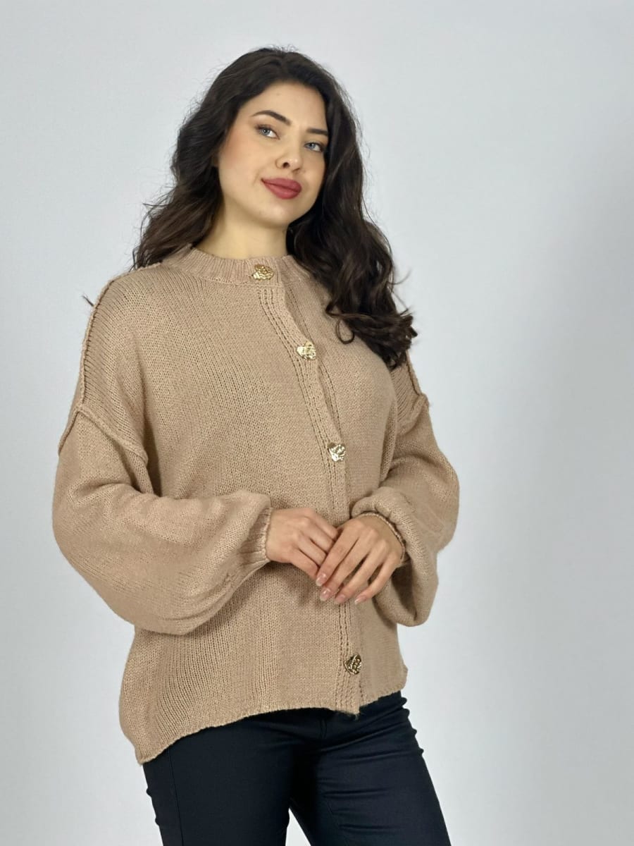 Sweater Lana Botones Corazon A3-78/8115