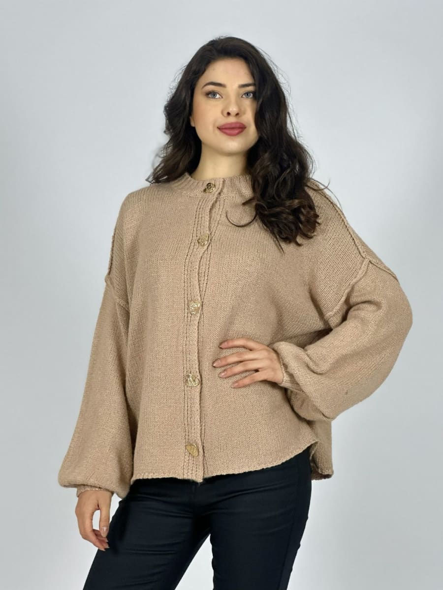Sweater Lana Botones Corazon A3-78/8116