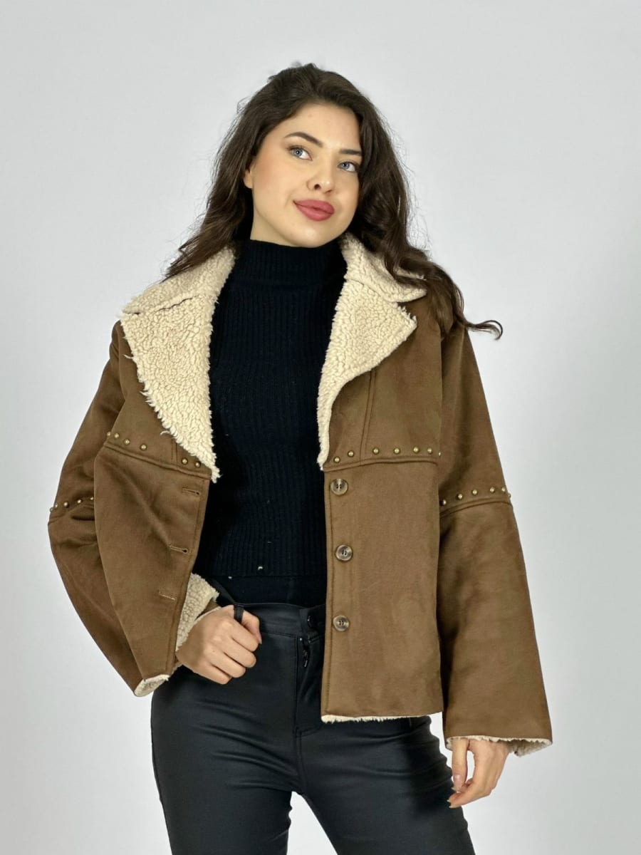 Chaqueta Achiporrada Tachas Cruzadas B3-151/1541
