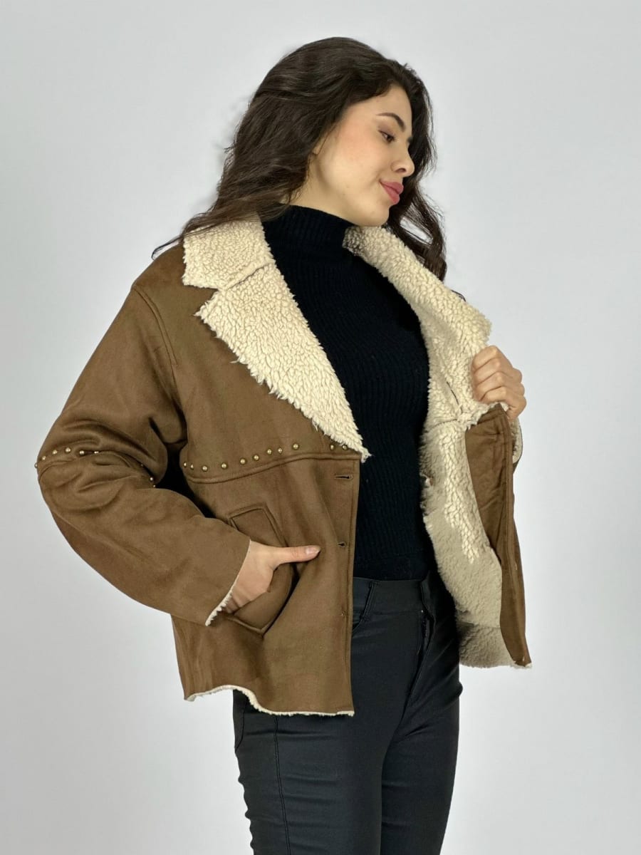 Chaqueta Achiporrada Tachas Cruzadas B3-151/1543