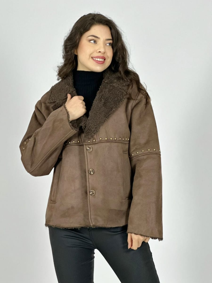 Chaqueta Achiporrada Tachas Cruzadas B3-151/1549