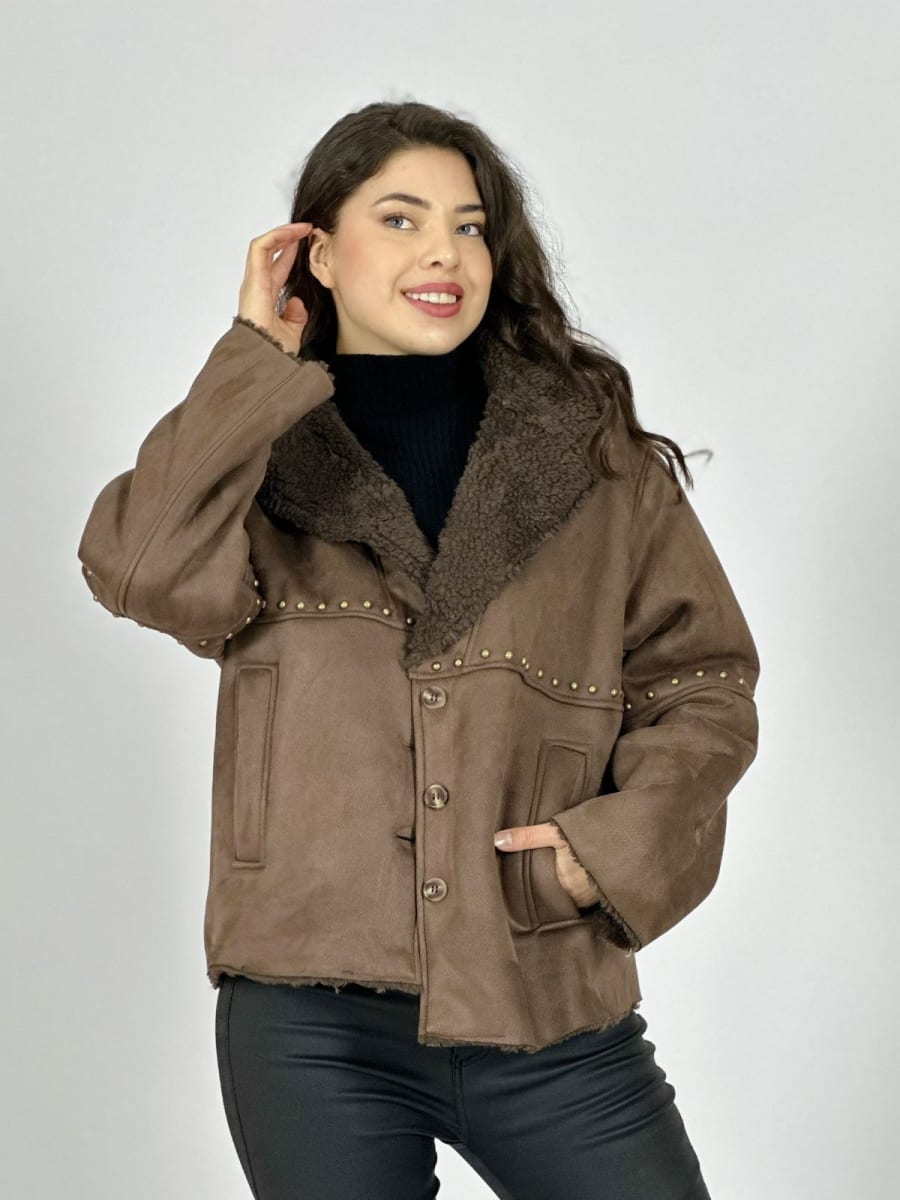 Chaqueta Achiporrada Tachas Cruzadas B3-151/1548