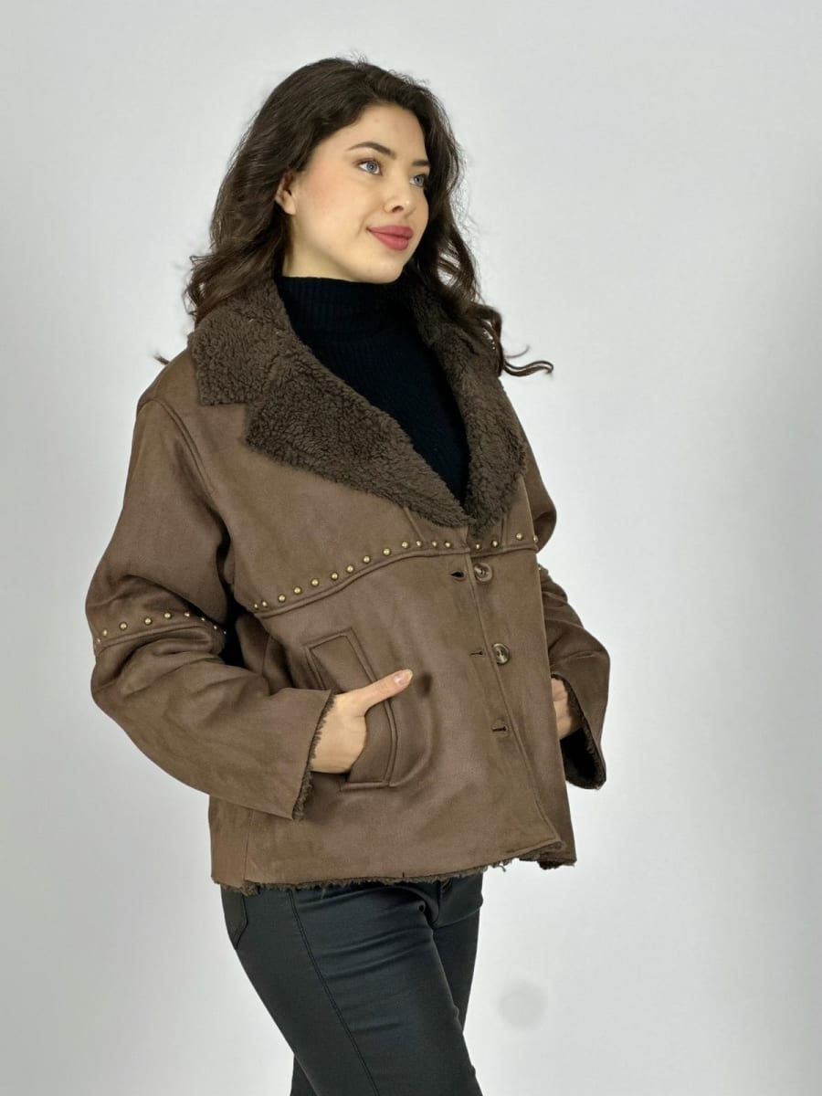 Chaqueta Achiporrada Tachas Cruzadas B3-151/15410